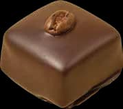 Dark chocolate covered hazelnut croquant