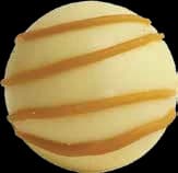 Hazelnut cream filled and covered milk truffle