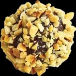 Vanilla filled white truffle