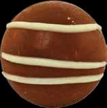 Hazelnut cream filled milk truffle