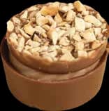 Hazelnut cream filled milk chocolate with hazelnut pieces