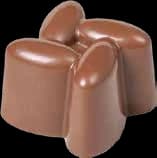 Cinnamon filled dark chocolate