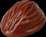 Hazelnut cream filled dark chocolate